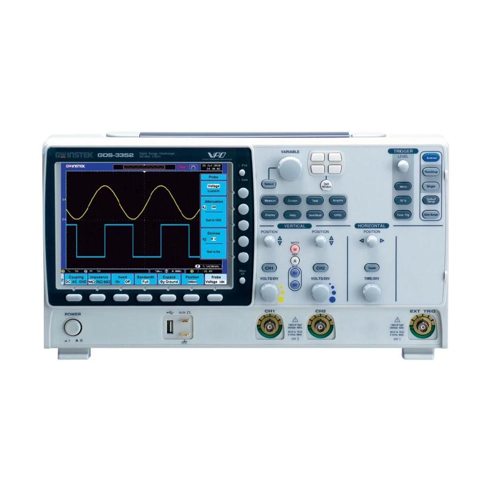 GW Instek GDS-3252 2-kanalni osciloskop, digitalni osciloskop s memorijom, pojas slika