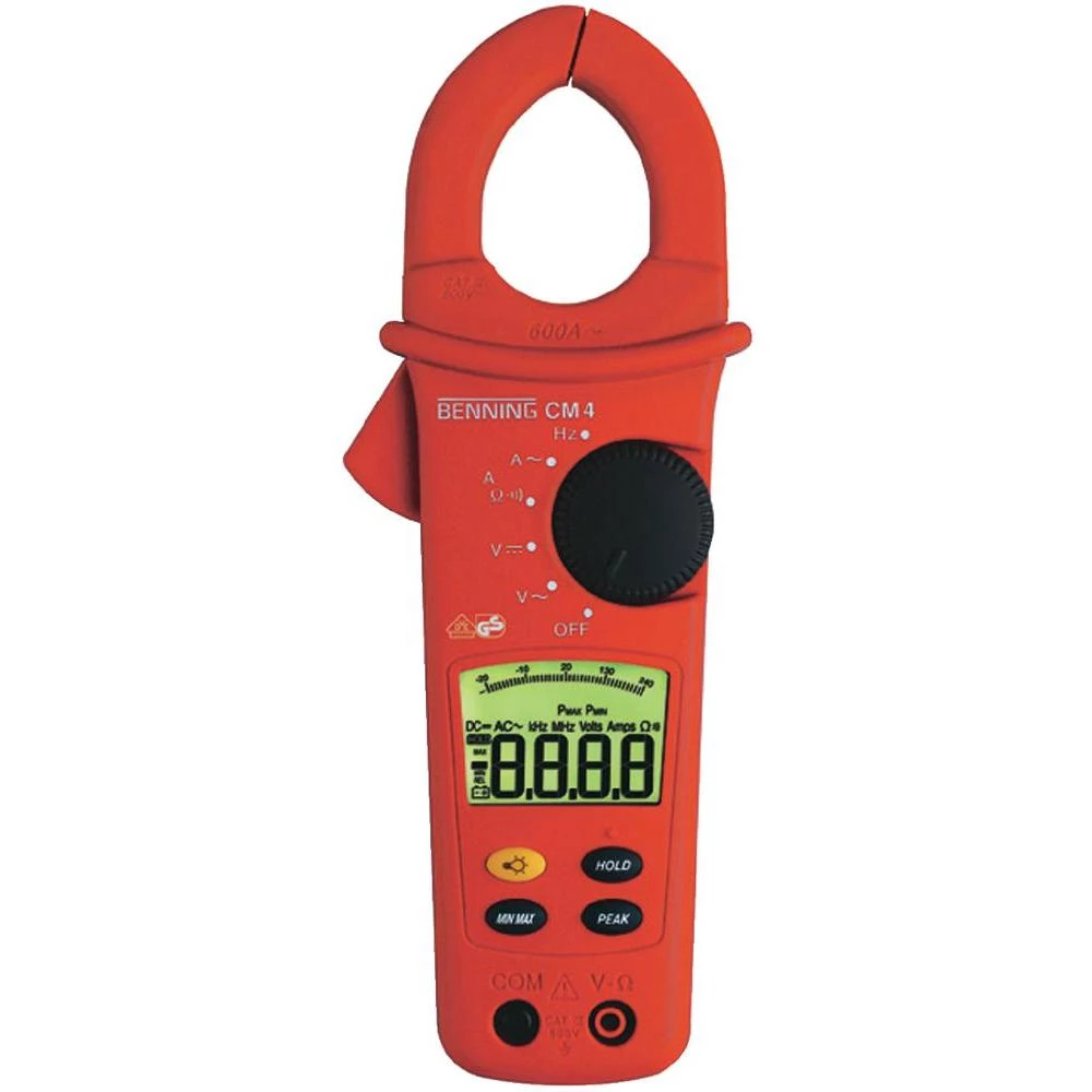 Strujna kliješta Benning CM 4, 4.000 digita, 3-mjestni LCD-zaslon, CAT III 600 V slika