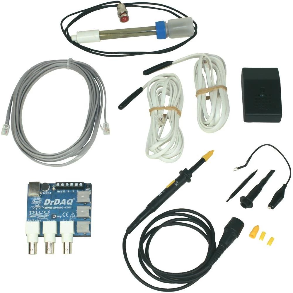 USB-osciloskop, sa pohranom podataka, signalni generator Pico DrDAQ PP707, kompl slika