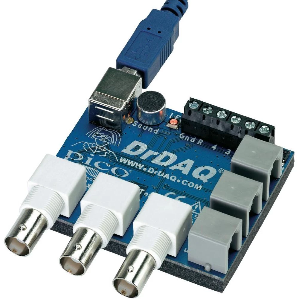 USB-osciloskop, sa pohranom podataka, signalni generator Pico DrDAQ pH PP707, ko slika