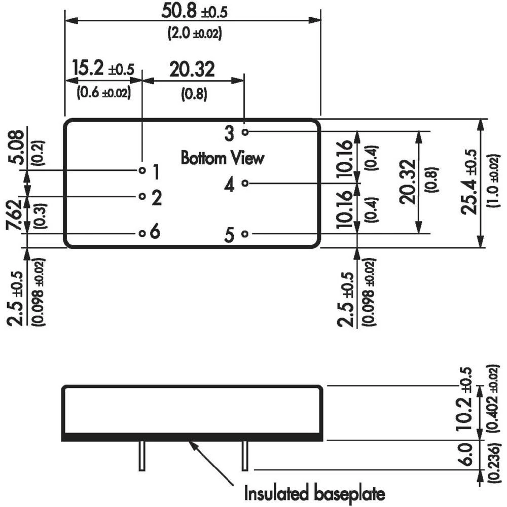 DC/DC-Pretvarač 10W TEN 10-2415 slika