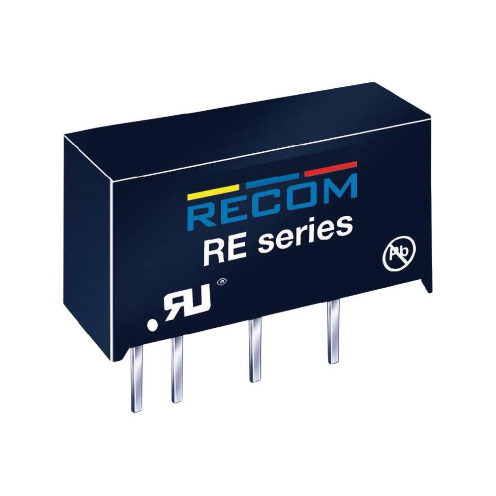 1 W DC/DC-Pretvarač - SerijeRERecom International RE-2415SIn 24 V Out 15 V 66 mA slika