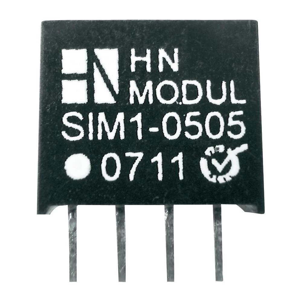DC/DC Pretvarač SIM1-0515-SIL4, 5 V ulaz, 15 V izlaz, 66 mA, 1 W slika