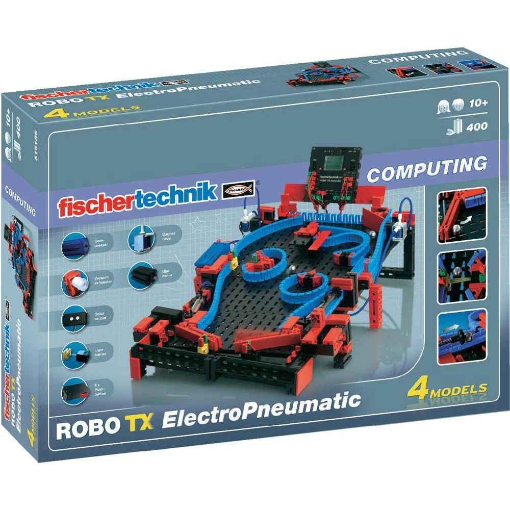 Komplet Fischertechnik Robo TXElectroPneumatic 516186, od 10. godina dalje slika