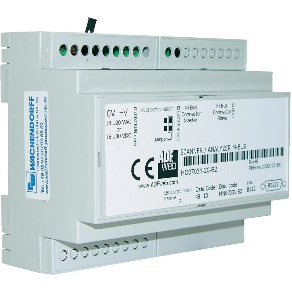 Wachendorff-M-BUS Skener HD67031, 18-30V/DC ili 18V/AC/50Hz, sučelje(n) M-Bus, R slika