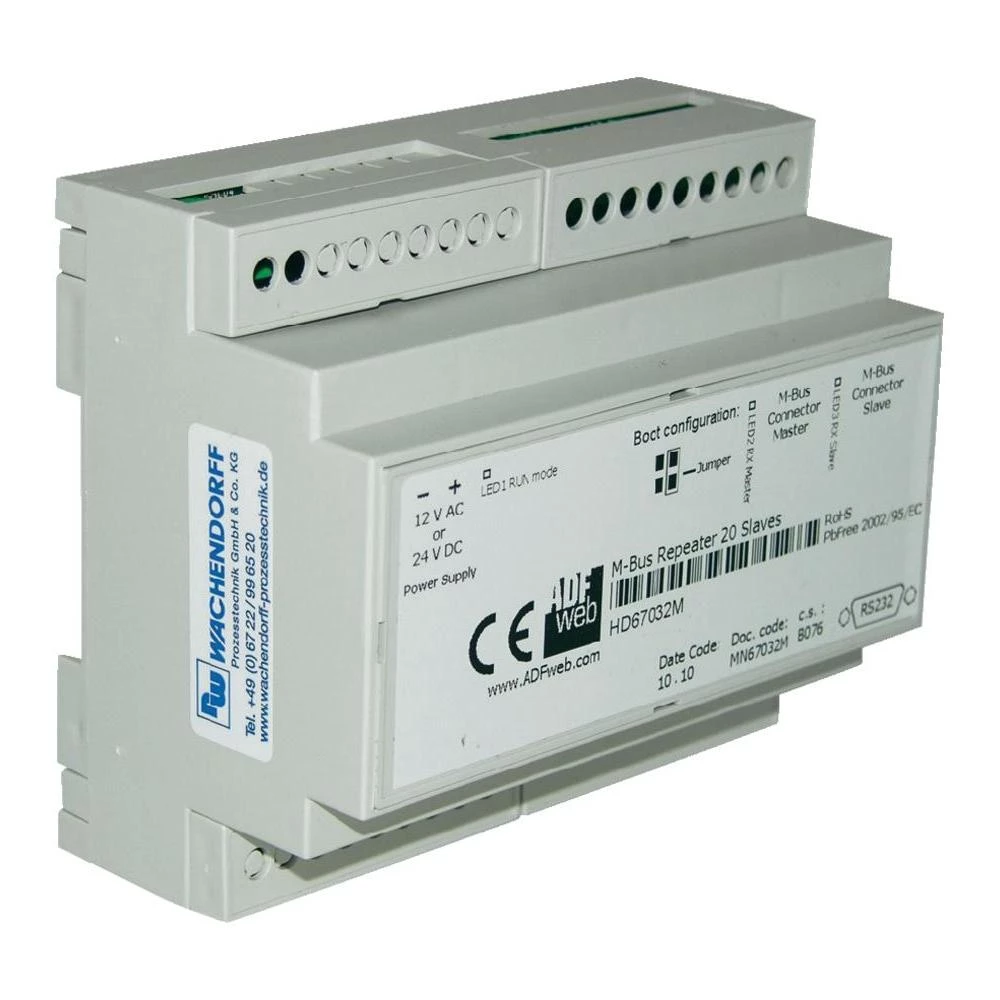 Wachendorff-M-Bus ponavljač HD67032 18-30V/DC ili 18V/AC/50Hz, sučelje(n) 2xM-Bu slika