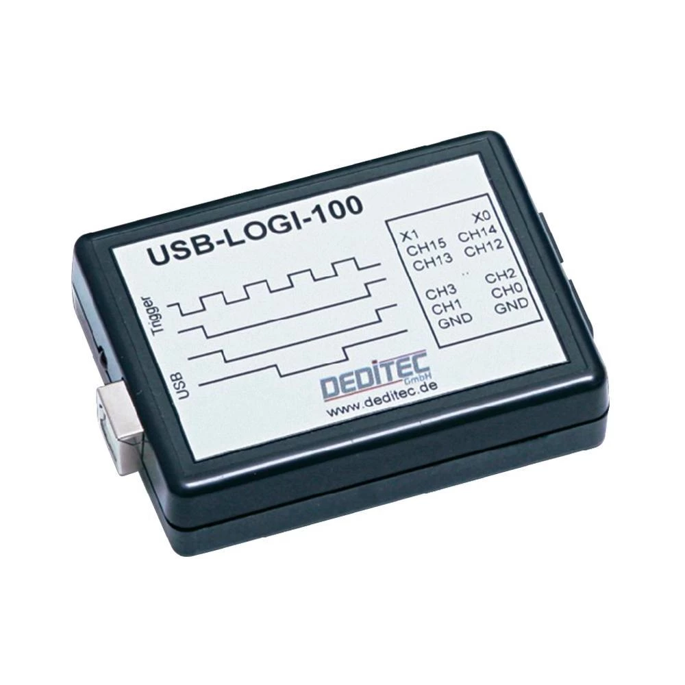 Logički analizator Deditec USB-LOGI-100, USB, frekvencij: 100 MS/s + 18 kanala slika