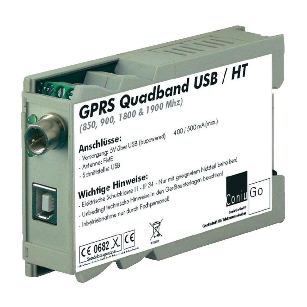 ConiuGo 700100181-GPRS GSM Četripojasni modem za DIN letev, USB sučelje slika