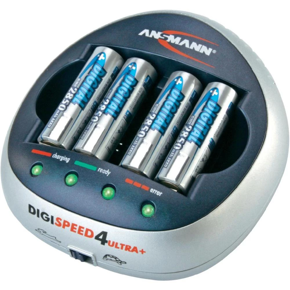 Punjač Ansmann Digispeed 4Ultra+ sa 4 NiMH akumulatorske baterije tipa AA, 2.850 slika