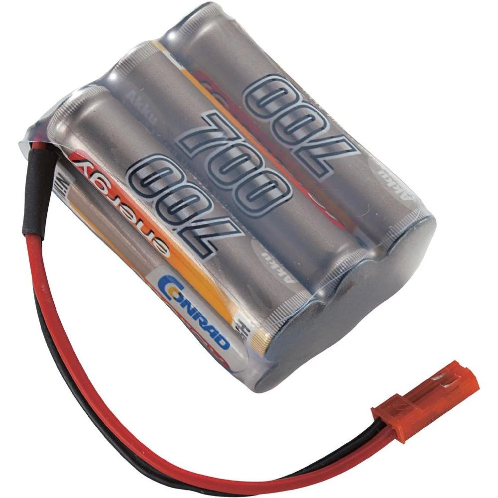 NiMH akumulatorski paket Conrad energy, AAA, 7,2 V, 700 mAh, utični sustav: BEC slika