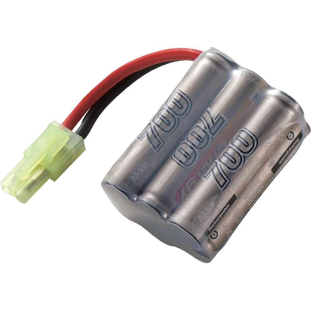 NiMH akumulatorski paket Conrad energy, AAA, 7,2 V, 700 mAh, utični sustav: Mini slika