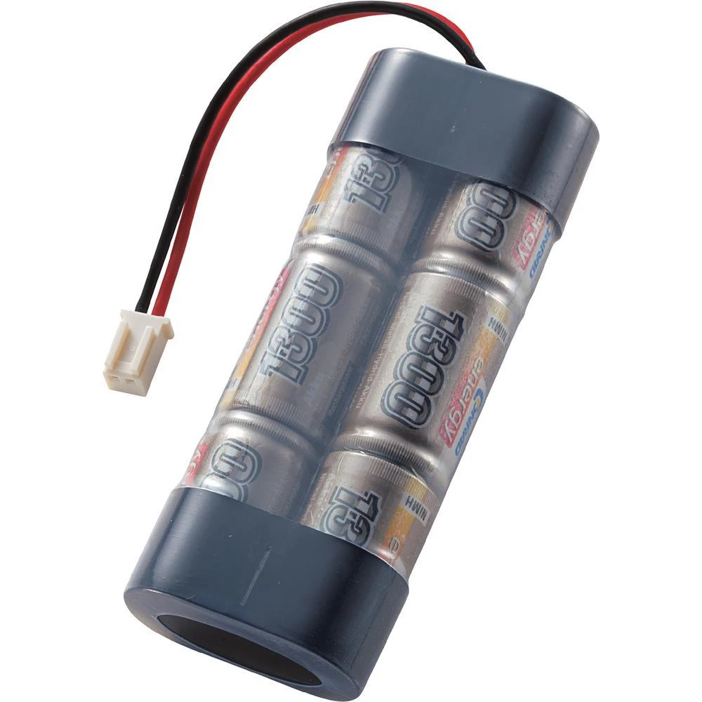 NiMH akumulatorski paket Conrad energy, 2/3 A, 7,2 V, 1.300mAh, utični sustav: M slika