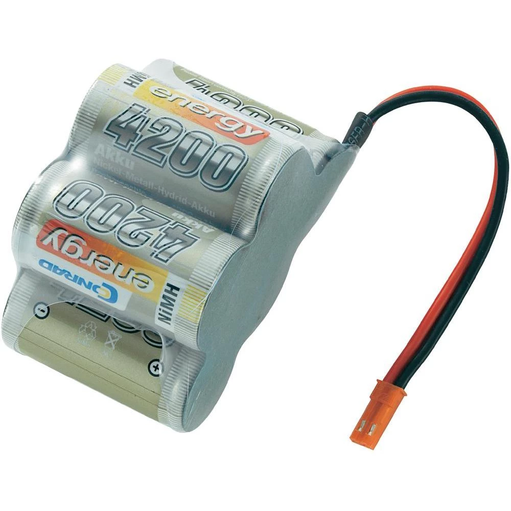 NiMH akumulatorski paket Conrad energy za prijemnike, Sub-C, 6 V, 4.200 mAh, BEC slika