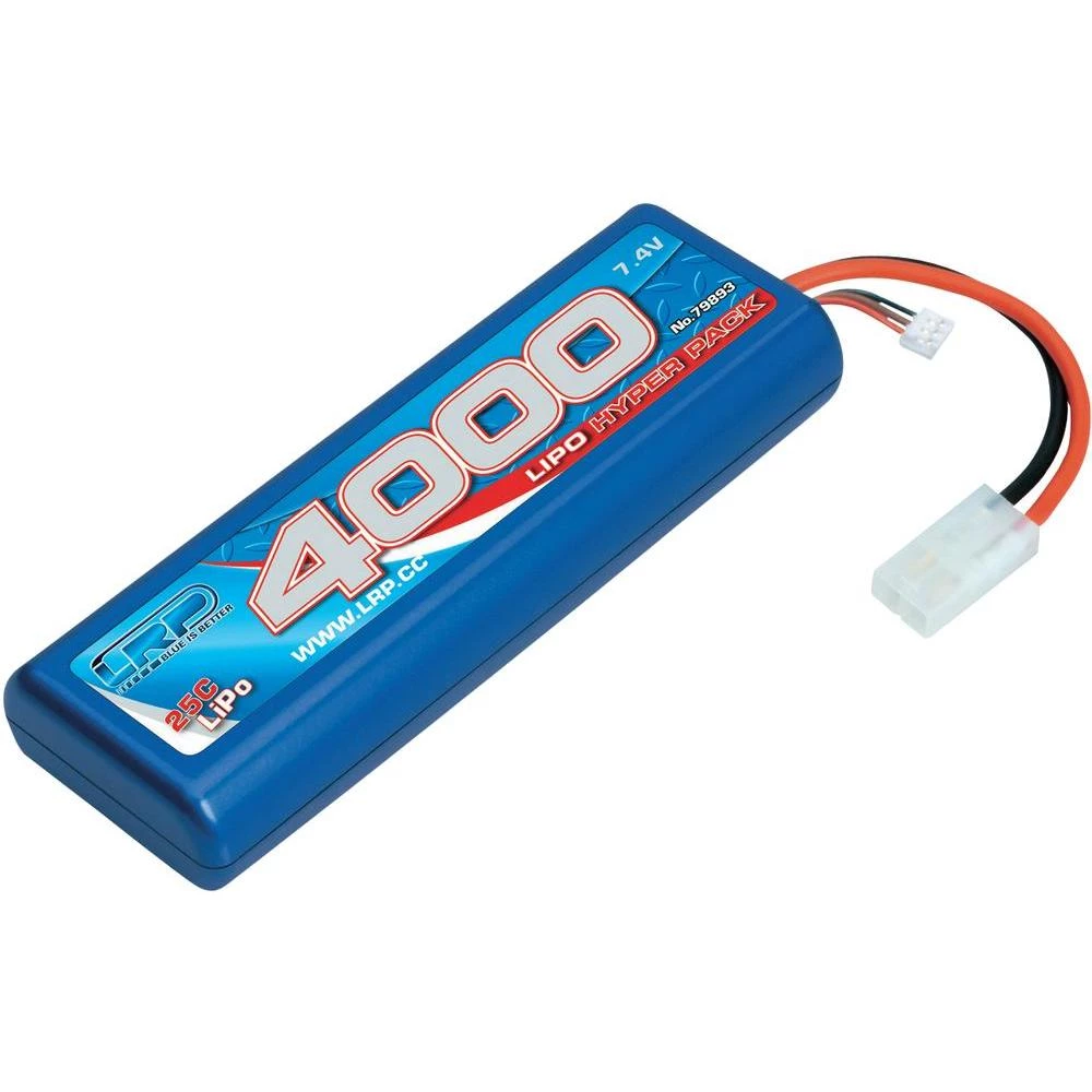 LiPo akumulatorski paket LRP Electronic, 7,4 V, 4.000 mAh (25 C), utični sustav slika