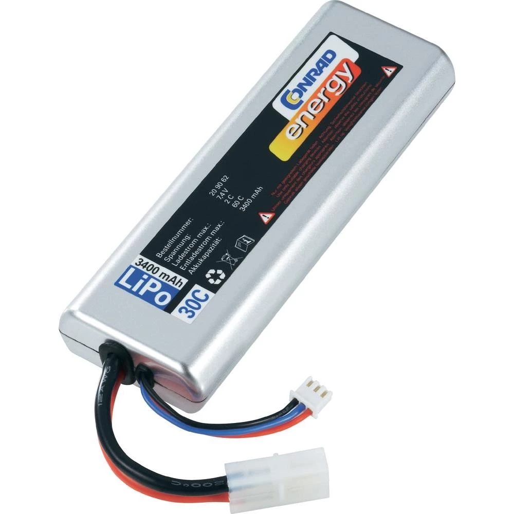 LIPO RACING PACK 7,4 V / 3400MAH / 30 C Conrad energy slika