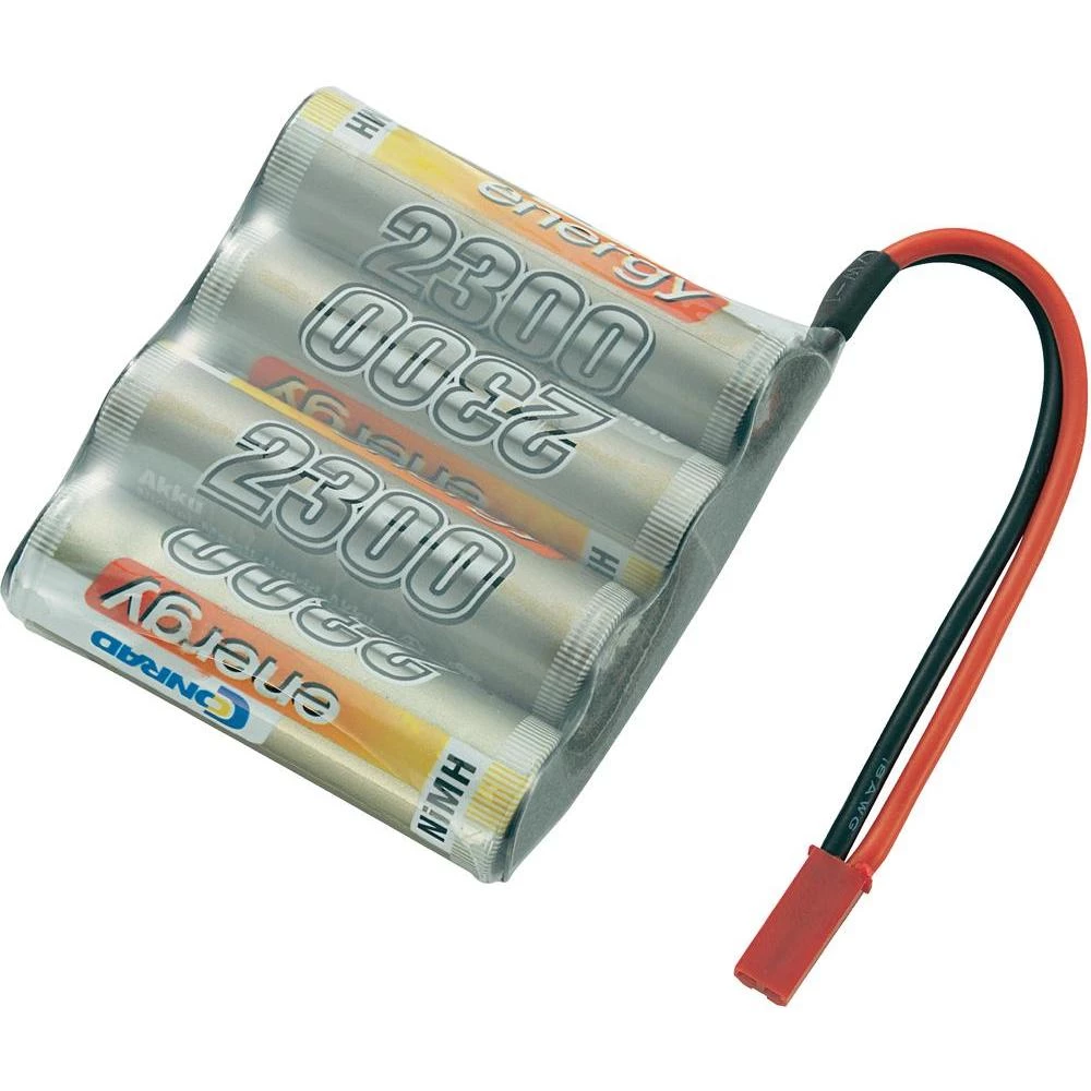 NiMH akumulatorski paket Conrad energy za prijemnike, AA, 4,8 V, 2.300 mAh, BEC- slika