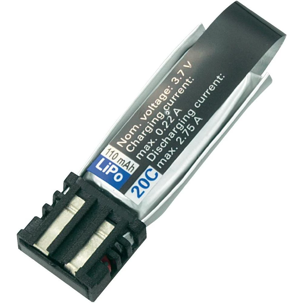 LiPo-akumulator Conrad energy, 3,7 V, 110 mAh, 20 C, utični sustav: LiPo NE49010 slika