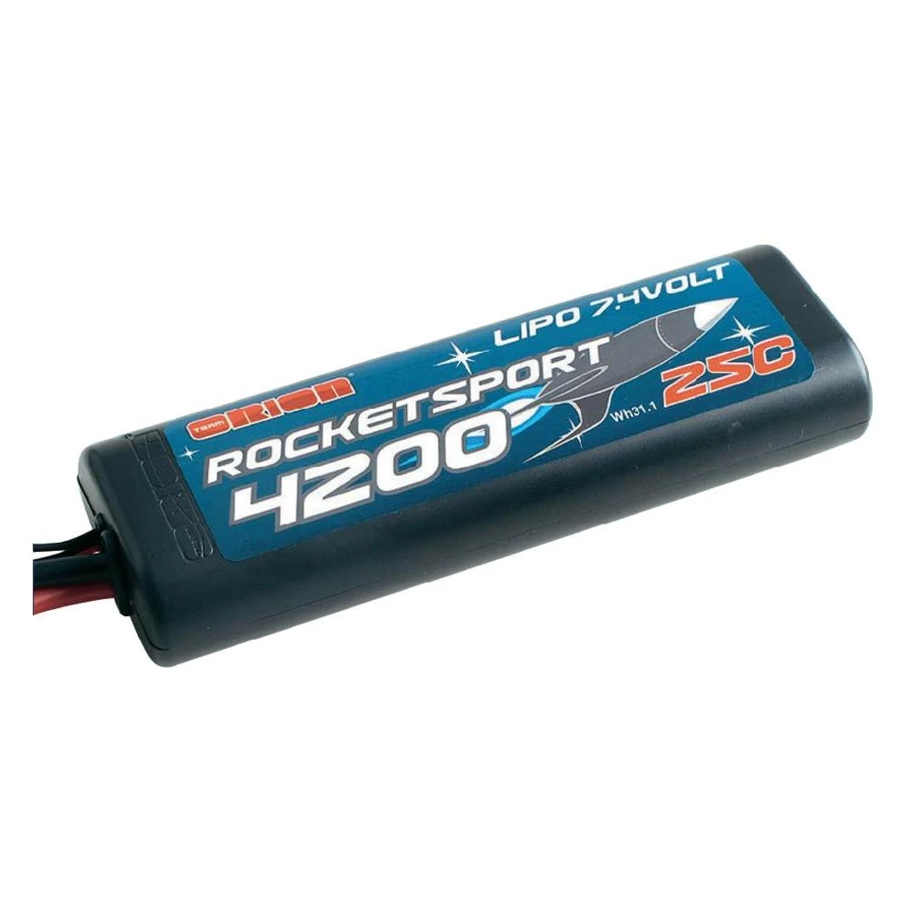 LiPo akumulatorski paket TeamOrion, 7,4 V, 4.200 mAh, 25 C,Tamiya, T, Traxxas, E slika