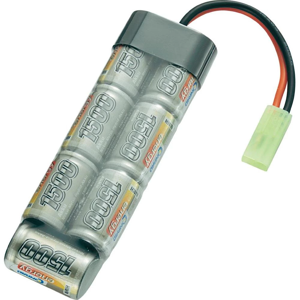 NiMH akumulatorski paket Conrad energy, 2/3 A, 8,4 V, 1500 mAh, utični sustav: M slika