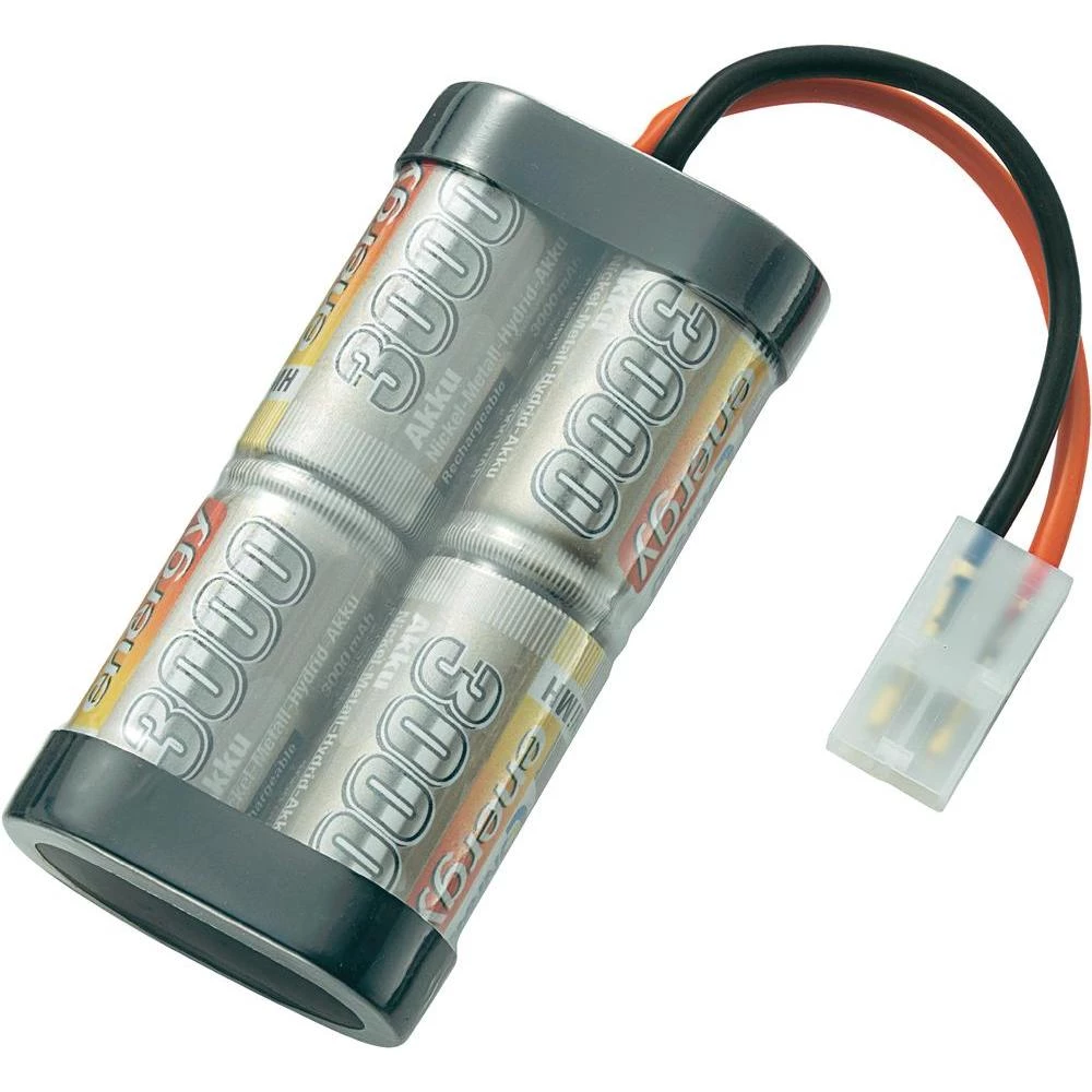 NiMH akumulatorski paket Conrad energy, Sub-C, 4,8 V, 3.000mAh, utični sustav: T slika
