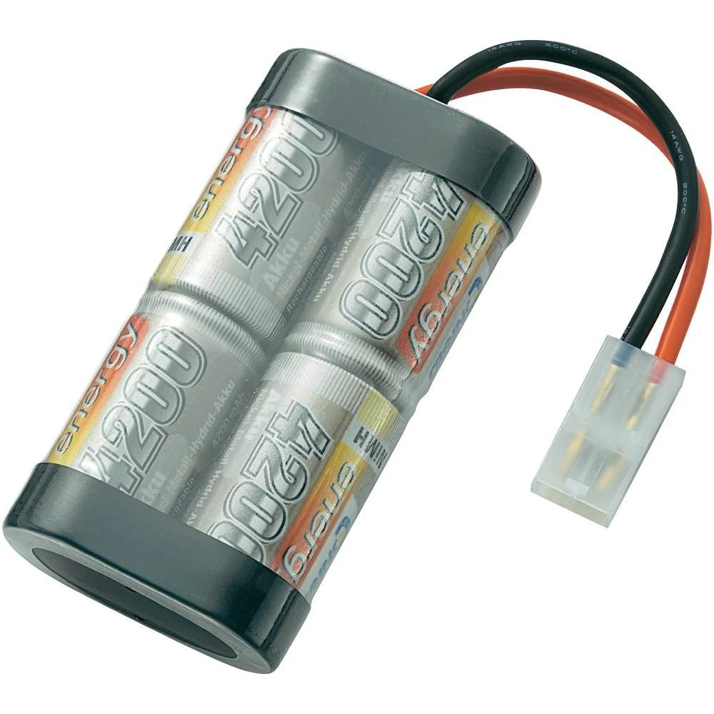NiMH akumulatorski paket Conrad energy, Sub-C, 4,8 V, 4.200mAh, utični sustav: T slika