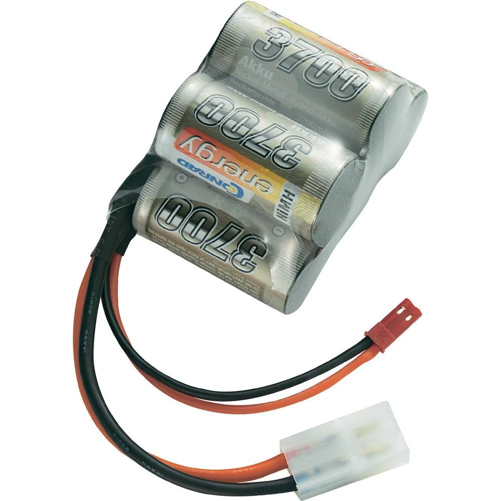 NiMH akumulatorski paket Conrad energy za prijemnike, Sub-C, 6 V, 3.700 mAh, Tam slika