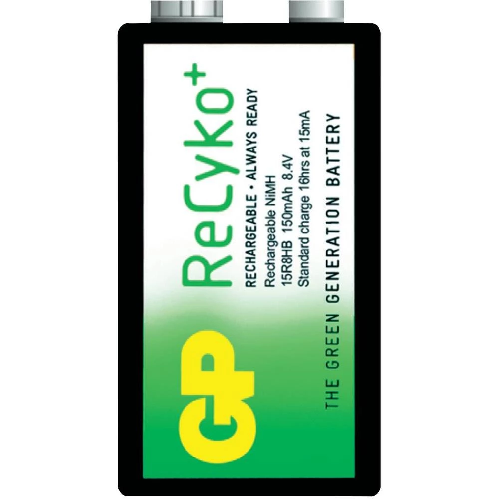 9 V blok akumulatorska baterija GP Batteries slika