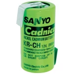 NiCd akumulatorska baterija Sanyo tipa C, pogodna za visoketemperature, 1,2 V, 2