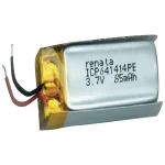 LiPo-akumulator Renata ICP641414PE, 3,7 V, 85 mAh, ICP071517, (D x Š x V) 14,9 x