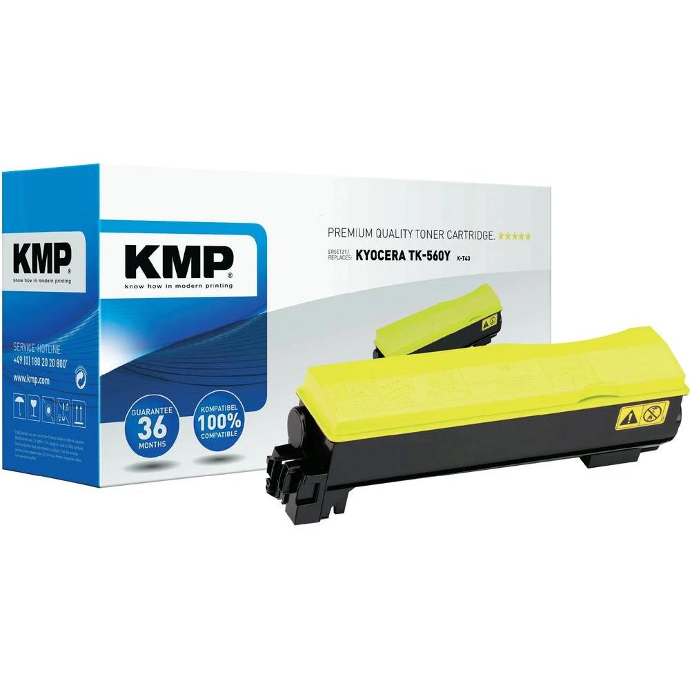 Zamjenski toner KMP K-T43, 2890,0009, žute boje, 10.000stranica slika