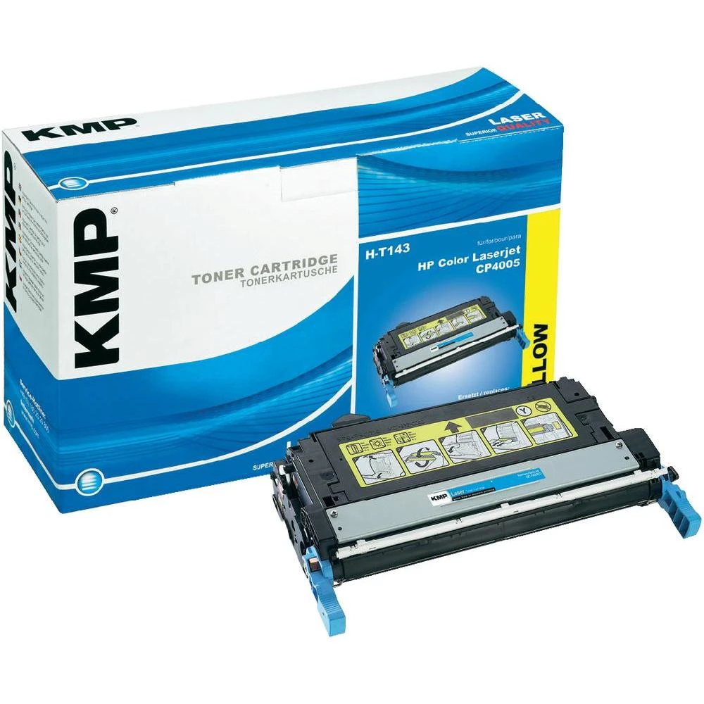 Zamjenski toner KMP H-T143, 1220,0009, zamjenjuje HP CB402A,žute boje slika