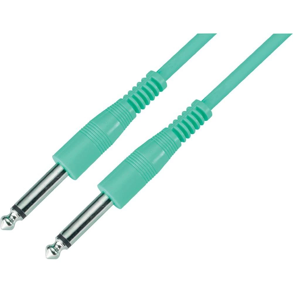 Paccs Kabel za glas. instrumente, klinken utič 4 m zeleni slika
