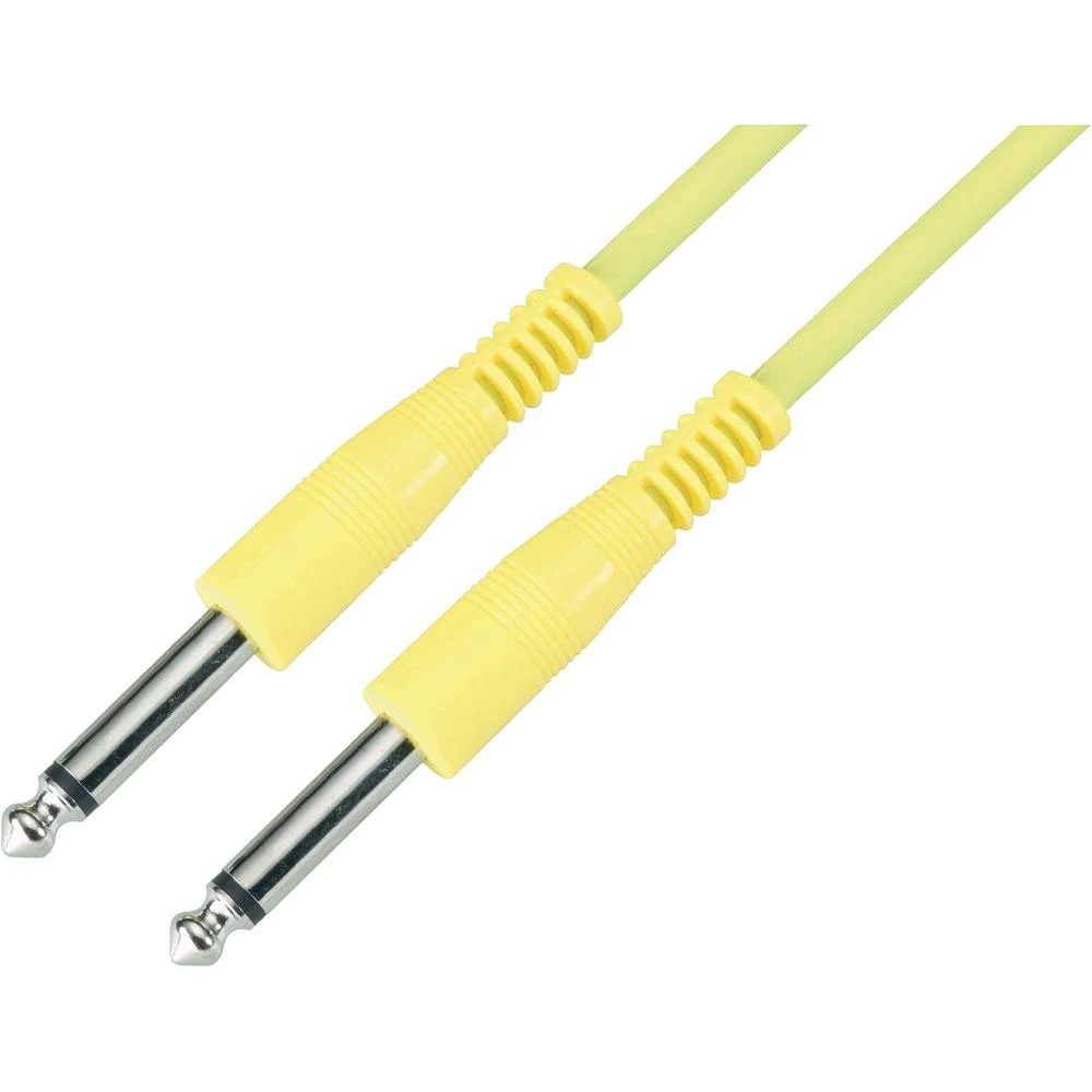 Paccs Kabel za glas. instrumente, klinken utič 4 m žuti slika