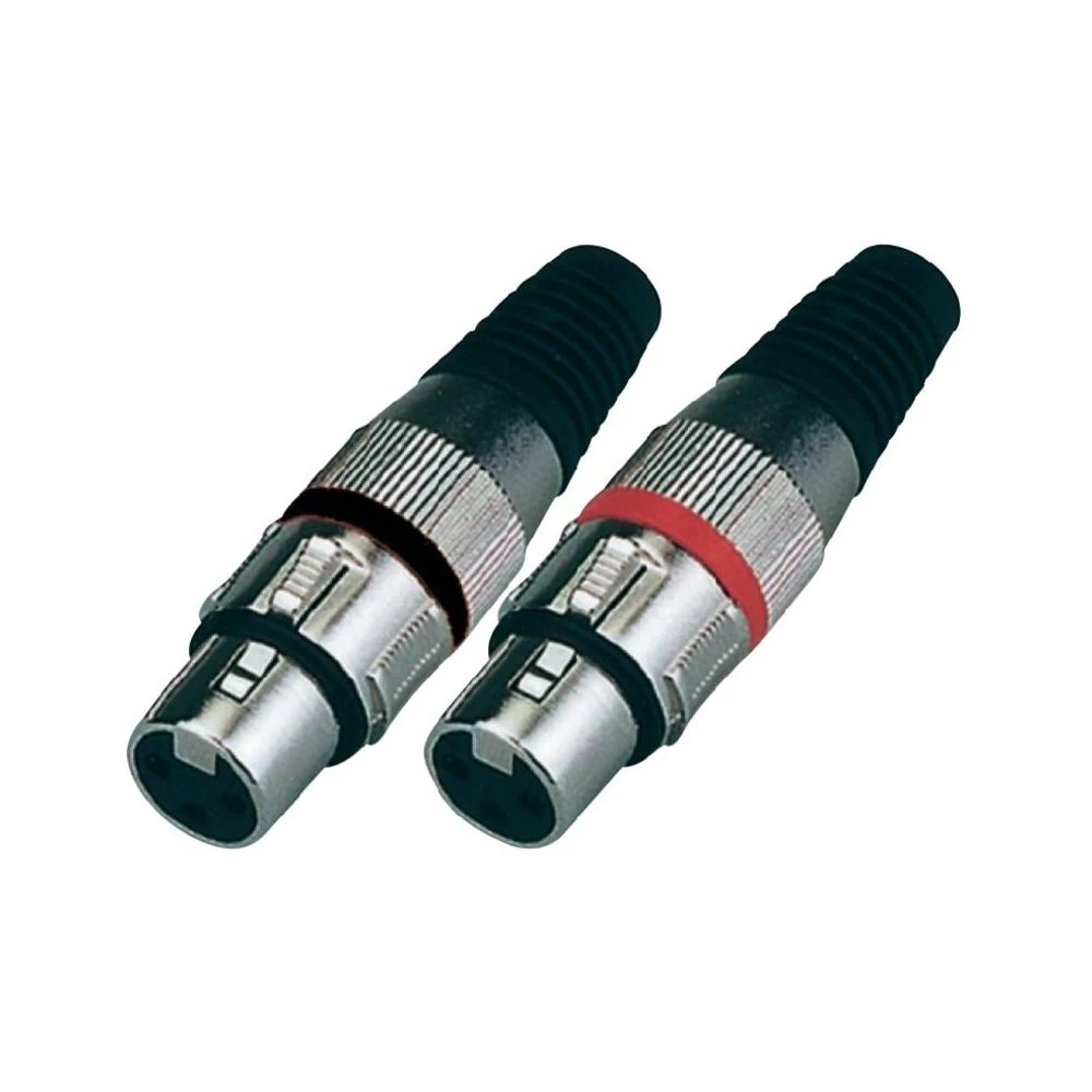 enski XLR-konektor, potpuno metalni, 2 komada slika