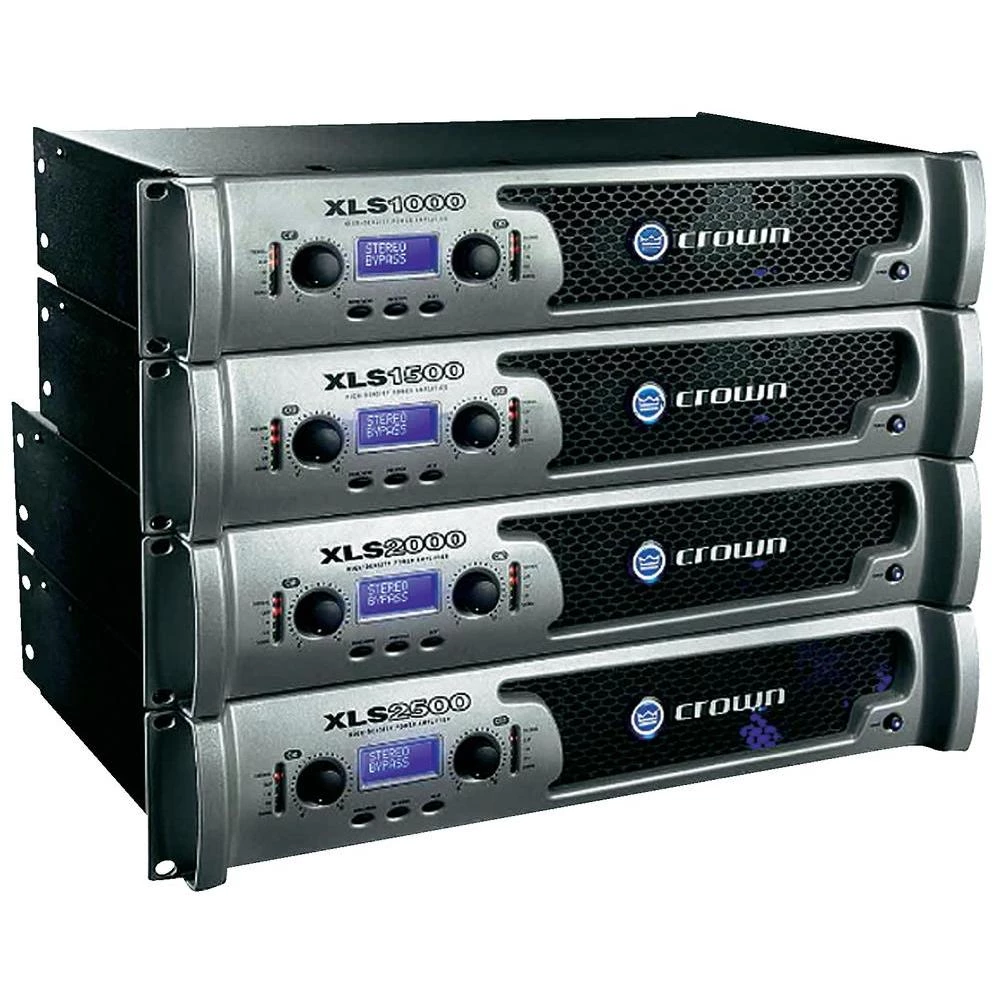 Crown XLS 1500 digitalno pojačalo 2 x 525/300 W priključci Speakon, XLR, utikač, slika