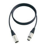 Kabel Neutrik XLR MALE/FEMALE,15 m KM15FMBLK AH Cables