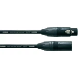 Mikrofonski kabel CordialR CMK222, 2 x 0,22 mm2, 1,5 m, crne boje, ženski XLR-ko