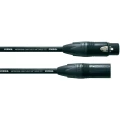 Mikrofonski kabel CordialR CMFLEX 222, 2 x 0,22 mm2, 3 m, crne boje, ženski XLR- slika