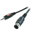 SpeaKa Professional-DIN/JACK audio priključni kabel [1x diodni utikač, 5-polni - slika