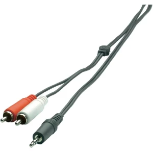 SpeaKa Professional-Činč/JACK audio priključni kabel [2x činč utikač - 1x JACK u slika