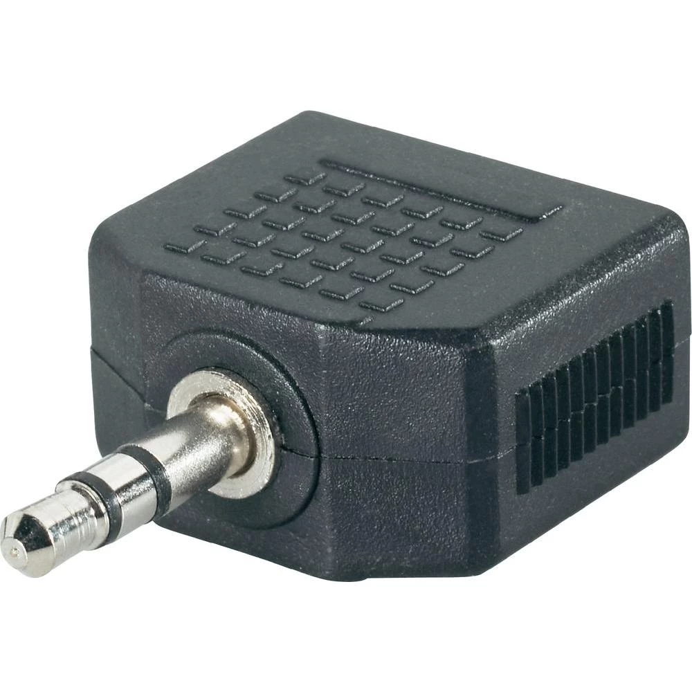 SpeaKa Professional-Audio adapter, 3.5mm muški JACK konektor/3.5mm ženski konekt slika