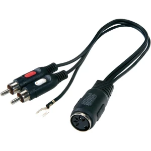 SpeaKa Professional-Audio adapter, 5-polni diodni ženski konektor (DIN)/2xčinč m slika