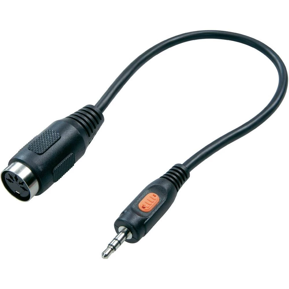 SpeaKa Professional-DIN/JACK audio adapter [1x JACK, muški, 3.5mm/1x diodna utič slika