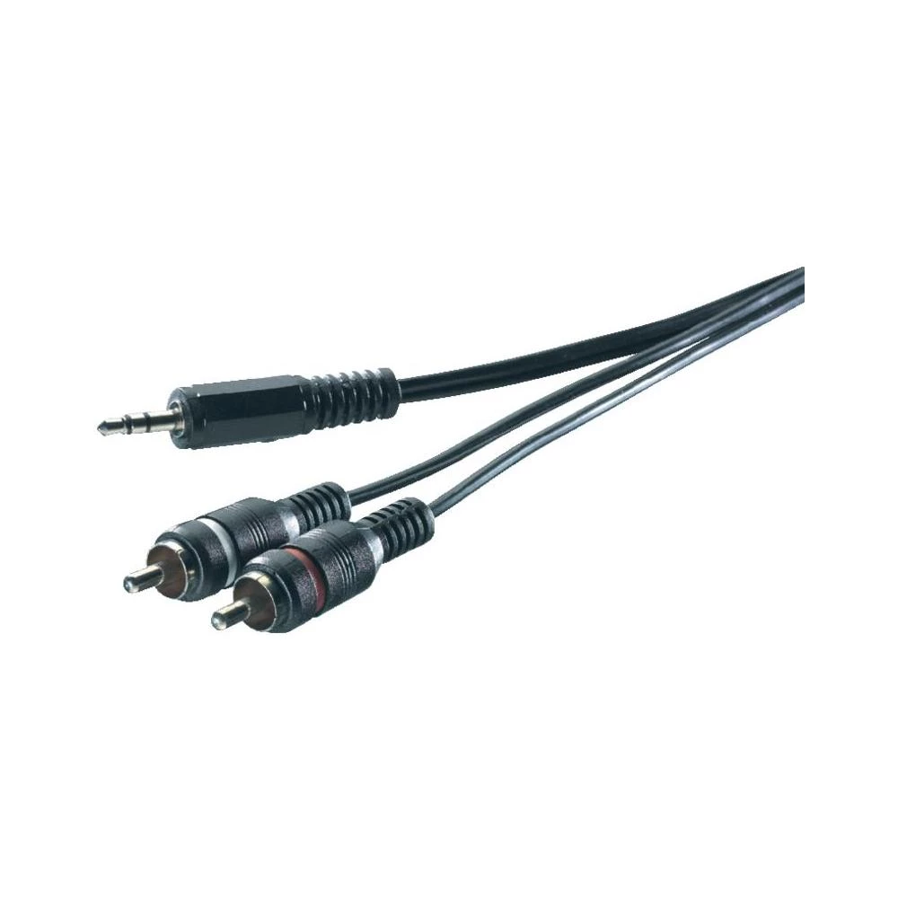 SpeaKa Professional-Činč/JACK audio priključni kabel [2x činč utikač - 1x JACK u slika