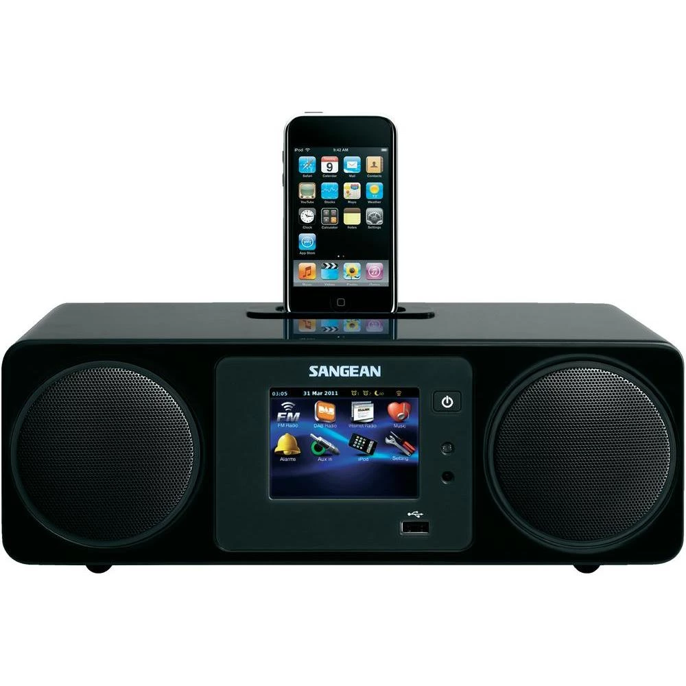 Sangean WFR-2D Internet/DAB, DAB+/UKW-RDS prijamnik , crni WFR-2 DAB+ slika