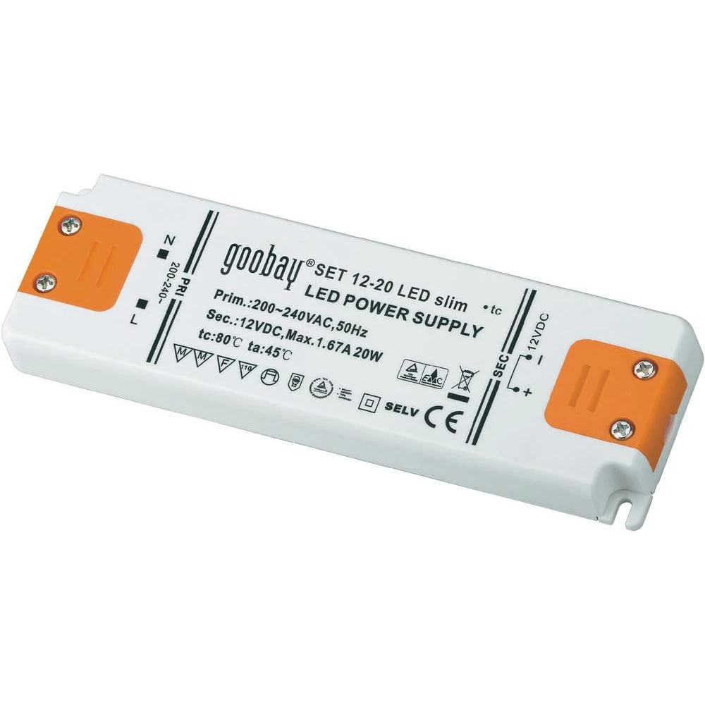 LED-napajač Goobay 30002, 0,5-20 W slika