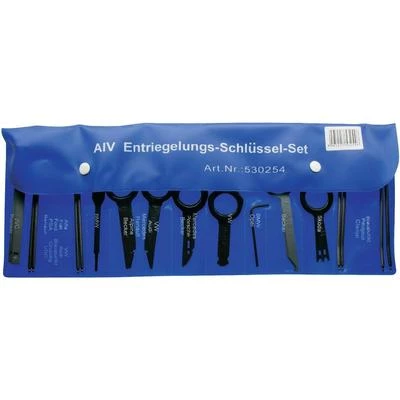Komplet ključeva za odstranjivanje autoradia AIV slika