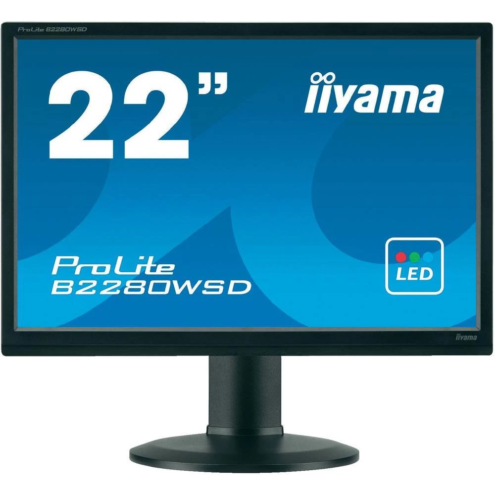 LED ekran 55.9 cm (22 Zoll) Iiyama B2280WSD-B1 1680 x 1050 Pixel 16:10 5 ms DVI, slika