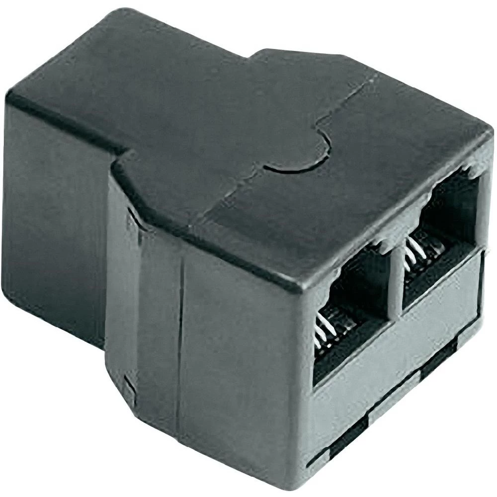 ISDN adapter [1x RJ45 utikač 6p4c - 1x RJ45 utikač 6p4c] 0 m crni Hama 44855 slika