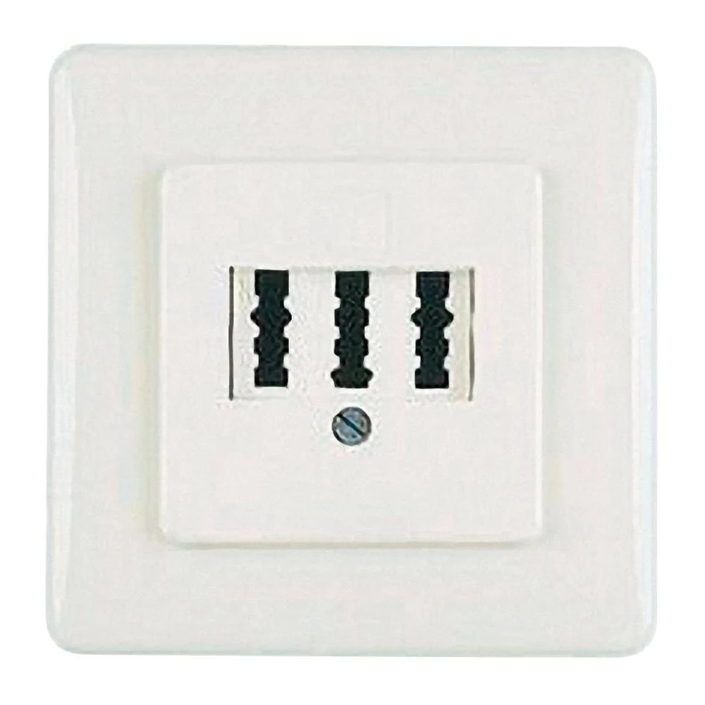 Hama telefonska utičnica u zidu TAE-NFN bijela slika